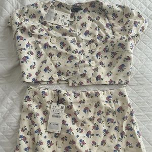 A skirt set from Zara’s spring collection